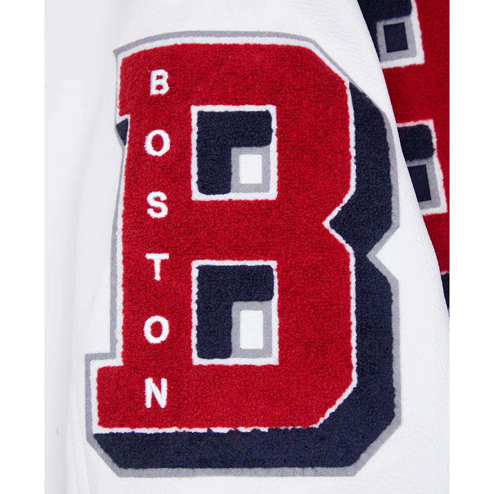 MLB BOSTON RED SOX MASHUP MEN'S RIB WOOL VARSITY JACKET