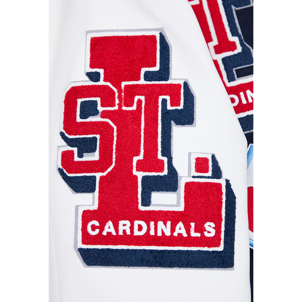 MLB ST. LOUIS CARDINALS RETRO MASHUP MEN'S RIB WOOL VARSITY JACKET