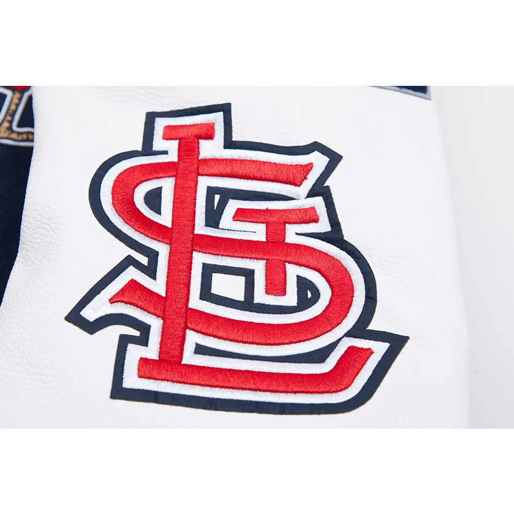 MLB ST. LOUIS CARDINALS RETRO MASHUP MEN'S RIB WOOL VARSITY JACKET