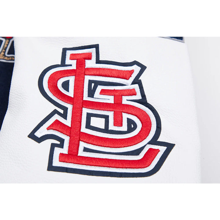 MLB ST. LOUIS CARDINALS RETRO MASHUP MEN'S RIB WOOL VARSITY JACKET