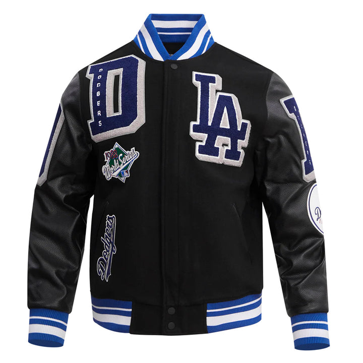 MLB LOS ANGELES DODGERS MASHUP MEN'S RIB WOOL VARSITY JACKET