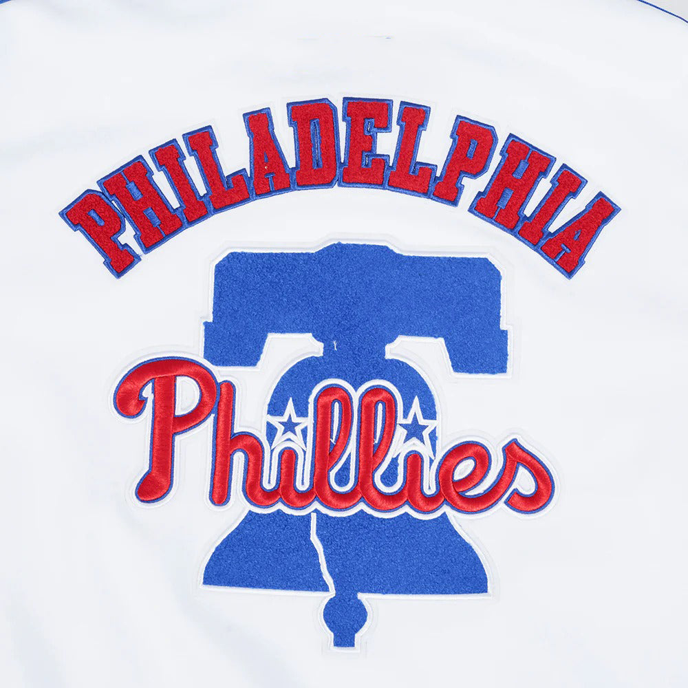 MLB PHILADELPHIA PHILLIES CURRENT LOGO PRO GAME DAY MEN'S DOUBLE KNIT JACKET
