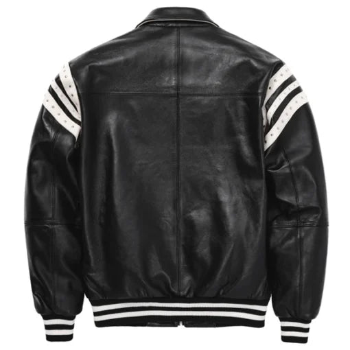 Pelle Pelle Encrusted Varsity Plush