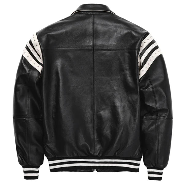 Pelle Pelle Encrusted Varsity Plush