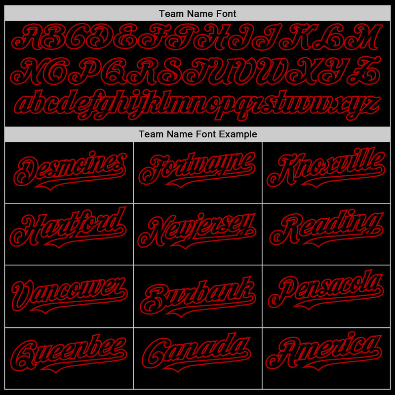 Custom Black Red Bomber Full-Snap Varsity Letterman Two Tone Hoodie Jacket