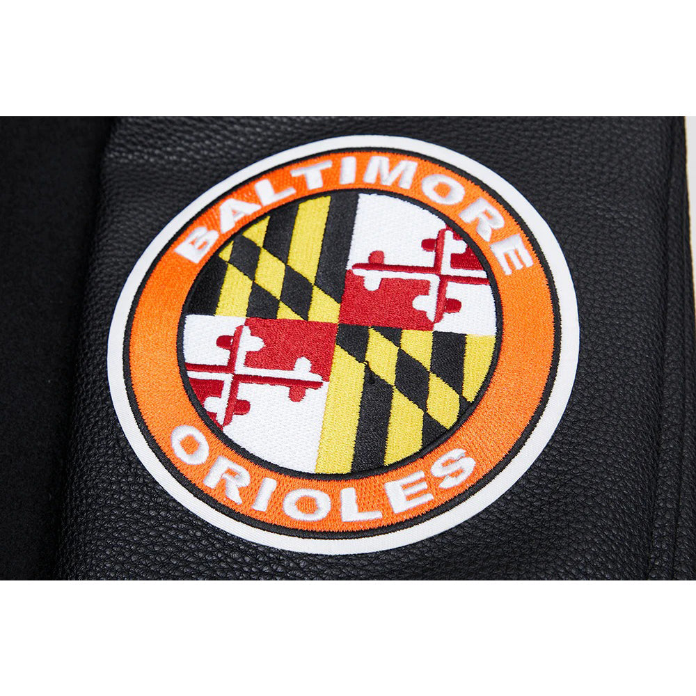 MLB BALTIMORE ORIOLES MASHUP MEN'S RIB WOOL VARSITY JACKET