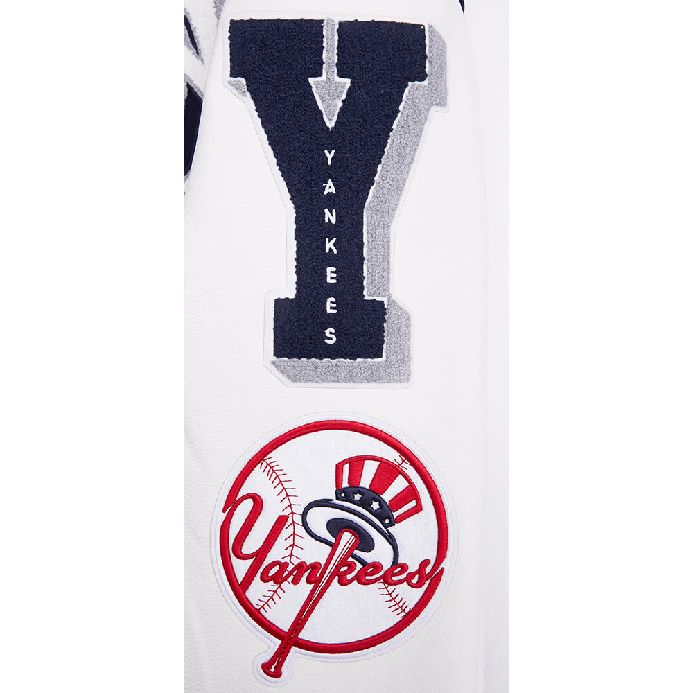 MLB NEW YORK YANKEES MASHUP MEN'S RIB WOOL VARSITY JACKET