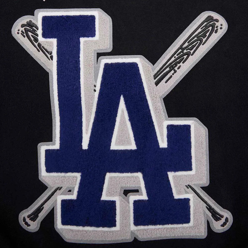 MLB LOS ANGELES DODGERS MASHUP MEN'S RIB WOOL VARSITY JACKET