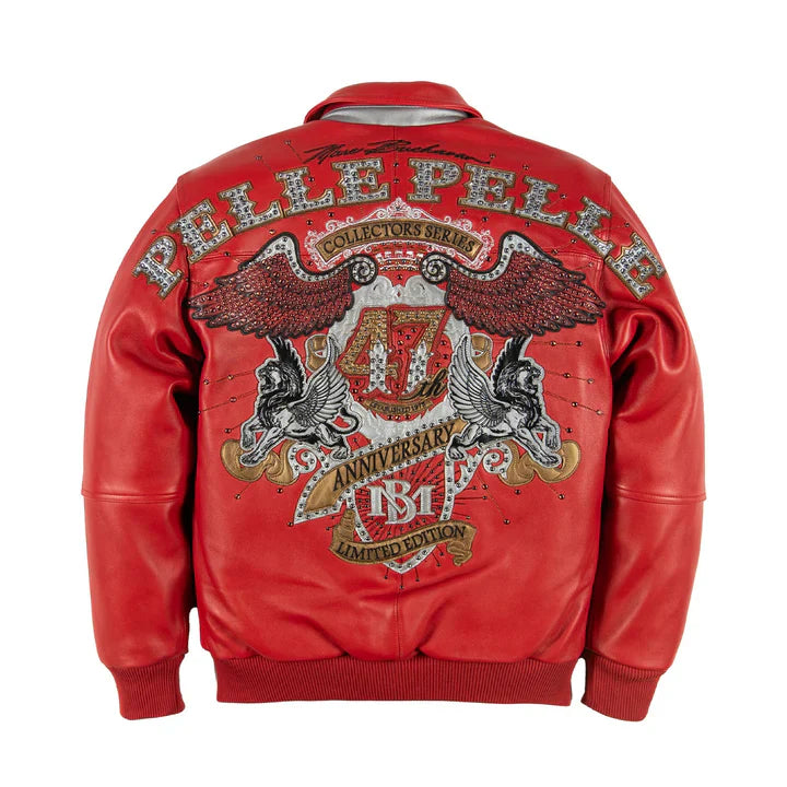 Pelle Pelle New Red 47th Collectors Series Jacket