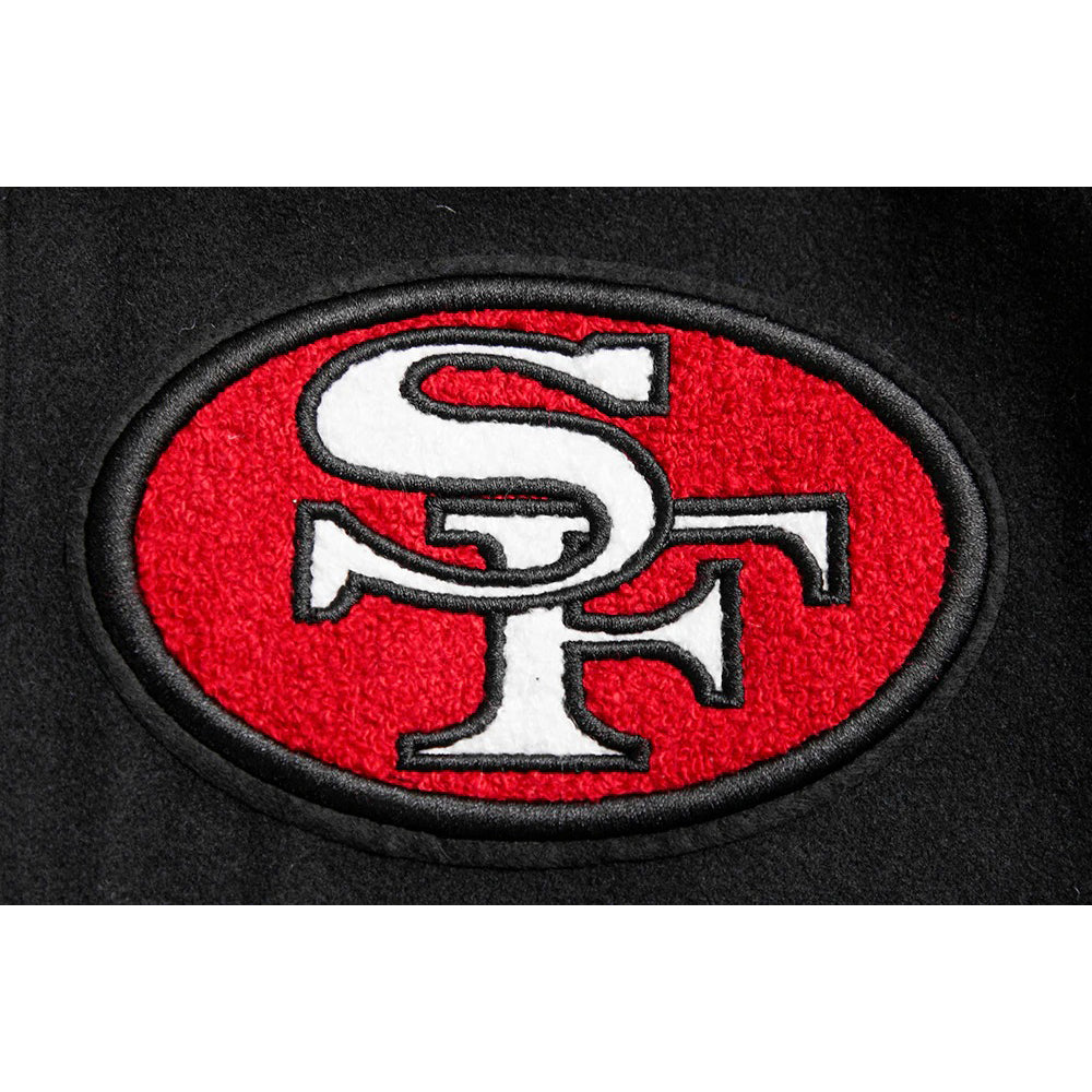 NFL SAN FRANCISCO 49ERS RETRO CLASSIC MEN'S RIB WOOL VARSITY JACKET
