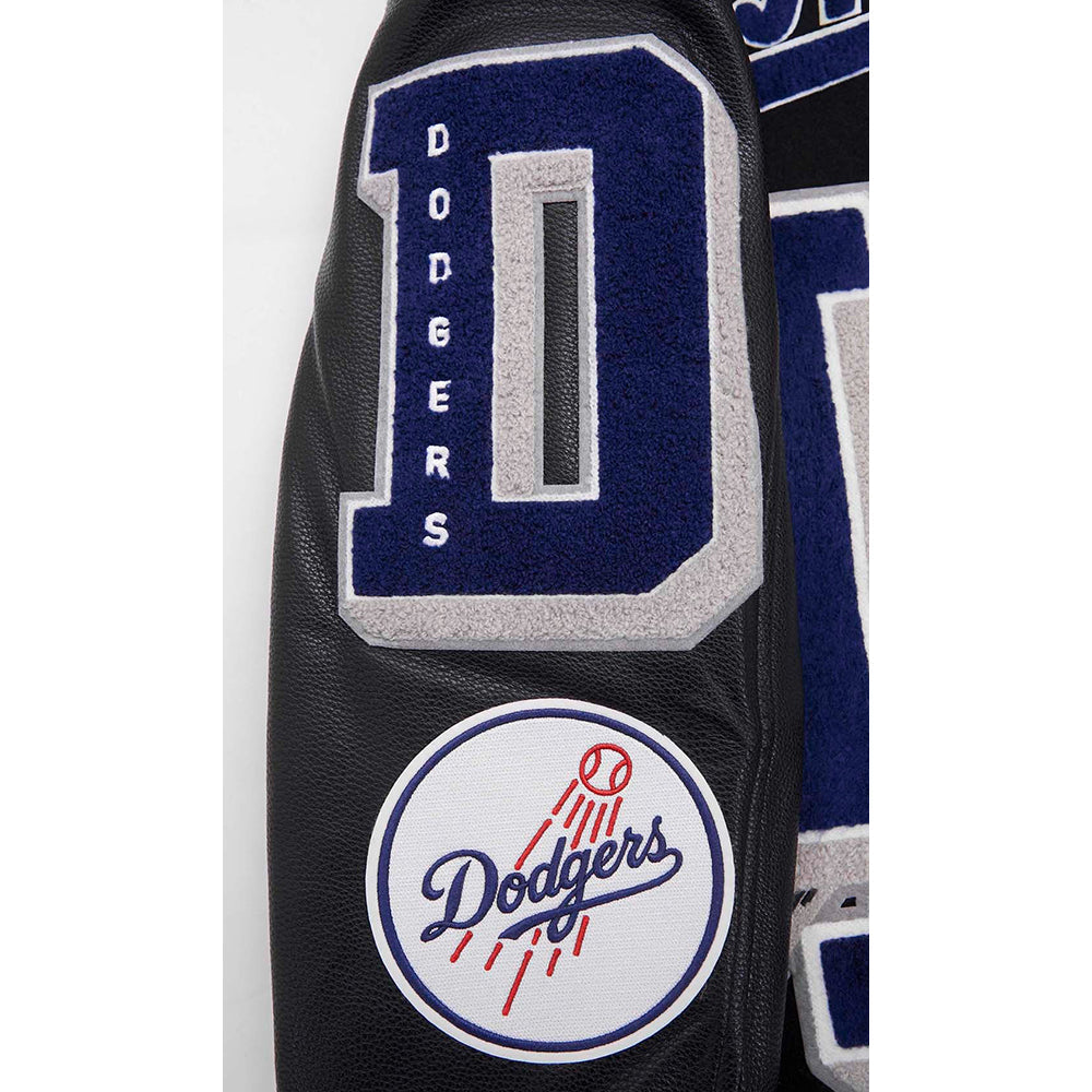 MLB LOS ANGELES DODGERS MASHUP MEN'S RIB WOOL VARSITY JACKET