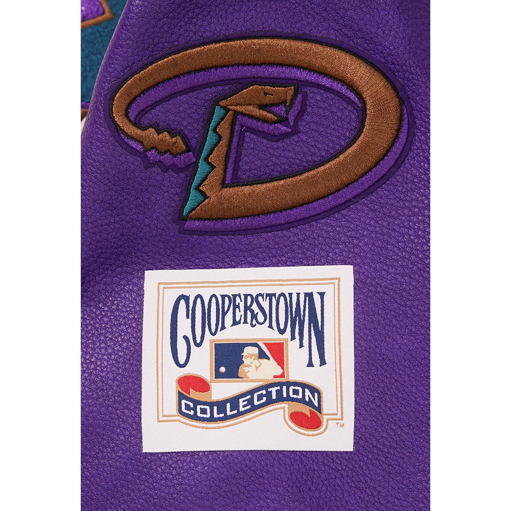 MLB ARIZONA DIAMONDBACKS RETRO CLASSIC MEN'S RIP WOOL VARSITY JACKET