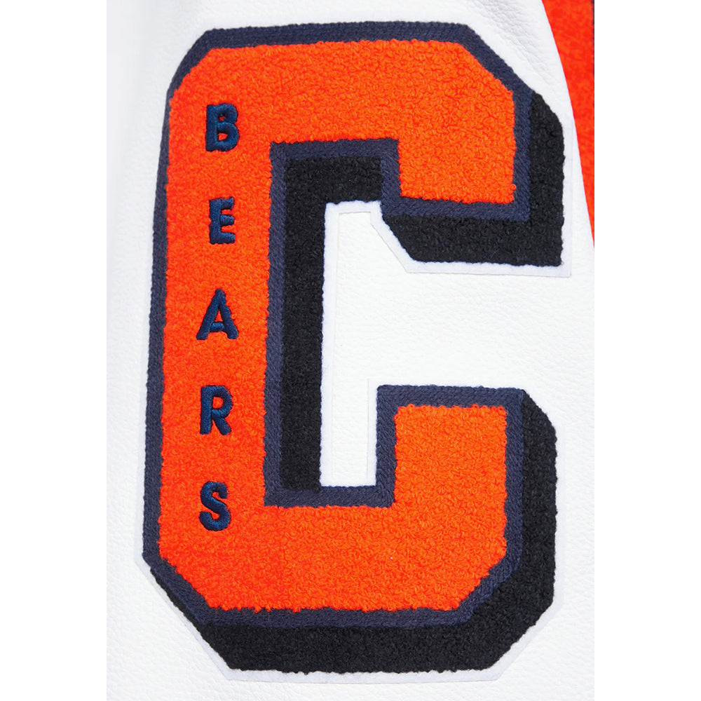 NFL CHICAGO BEARS MASHUP MEN'S RIB WOOL VARSITY JACKET