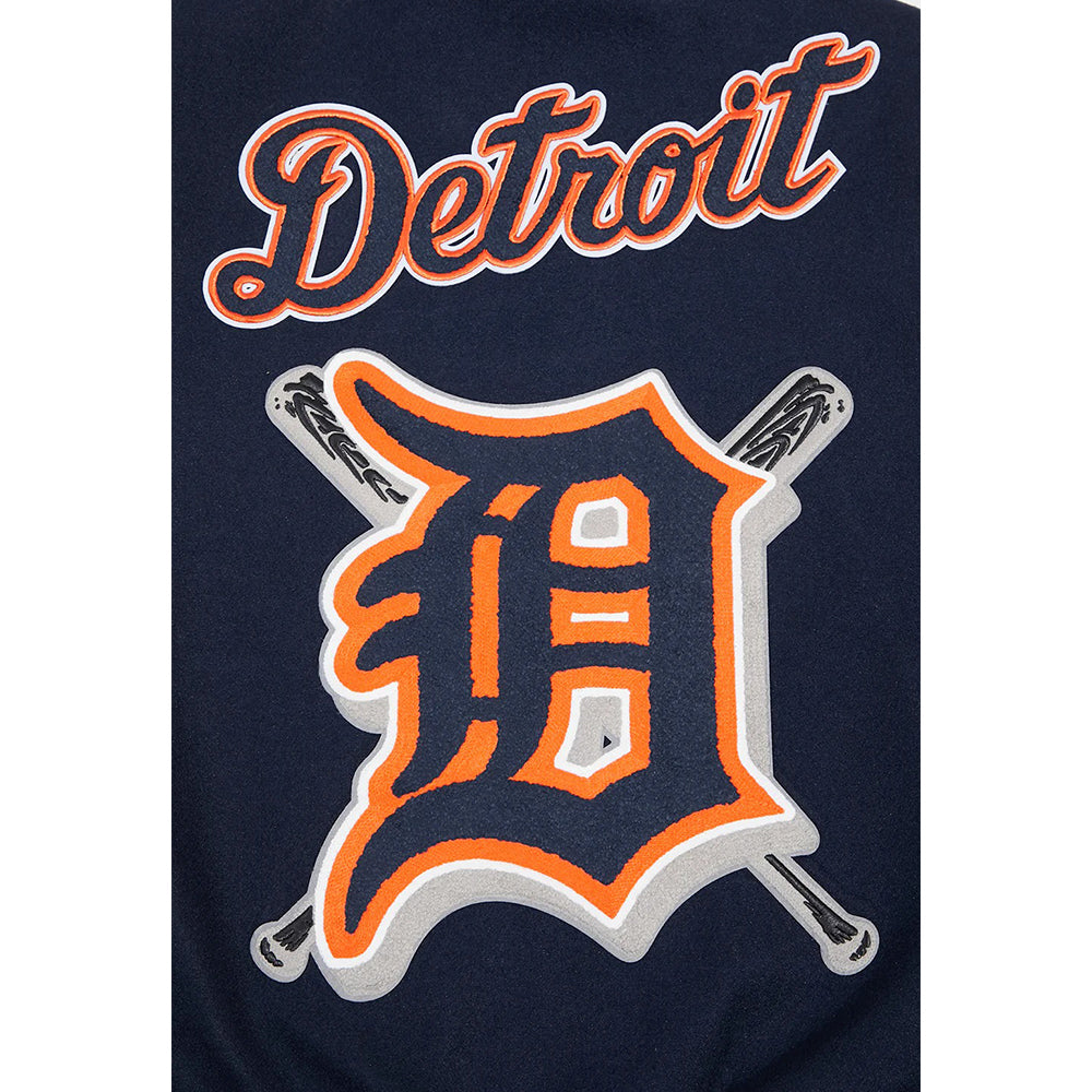 MLB DETROIT TIGERS MASHUP MEN'S RIB WOOL VARSITY JACKET