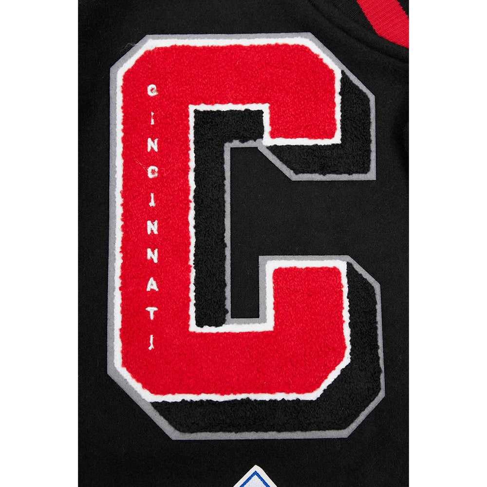 MLB CINCINNATI REDS MASHUP MEN'S RIB WOOL VARSITY JACKET