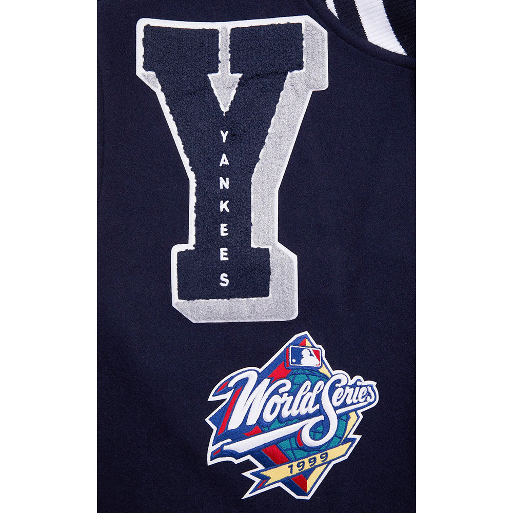 MLB NEW YORK YANKEES MASHUP MEN'S RIB WOOL VARSITY JACKET