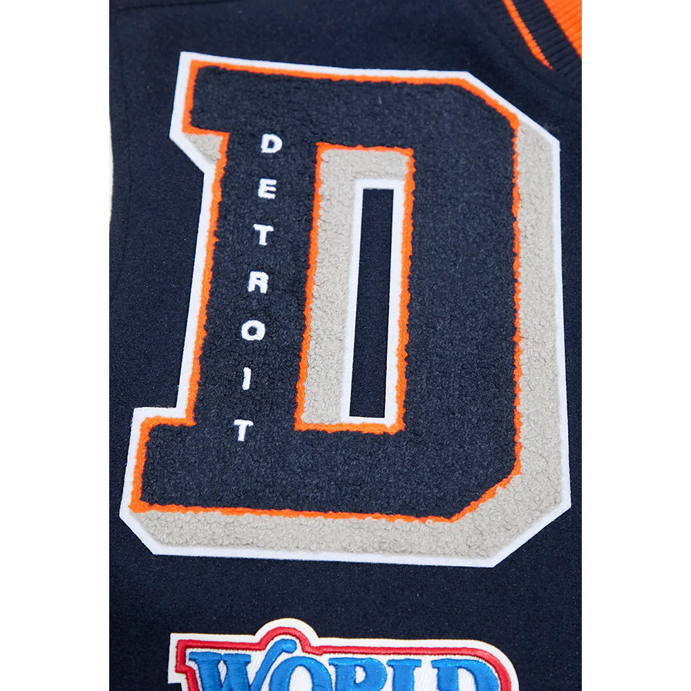 MLB DETROIT TIGERS MASHUP MEN'S RIB WOOL VARSITY JACKET
