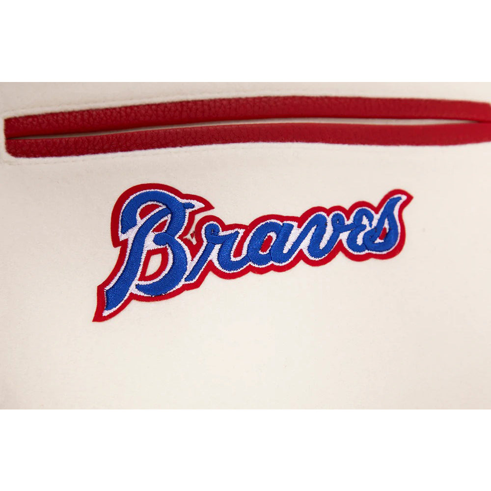 MLB ATLANTA BRAVES RETRO CLASSIC MEN'S WOOL VARSITY JACKET