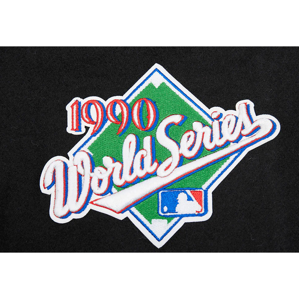 MLB CINCINNATI REDS MASHUP MEN'S RIB WOOL VARSITY JACKET