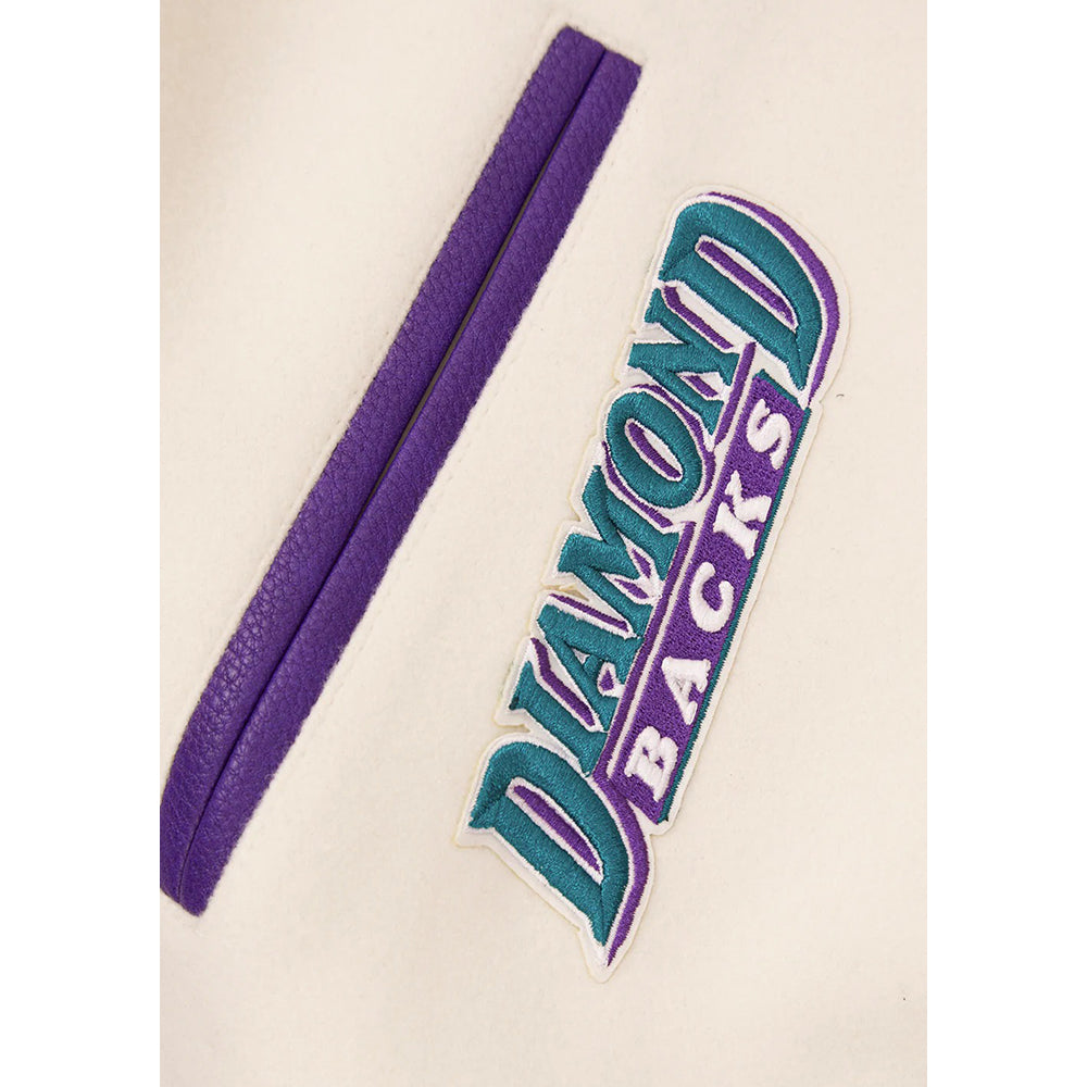 MLB ARIZONA DIAMONDBACKS RETRO CLASSIC MEN'S RIP WOOL VARSITY JACKET