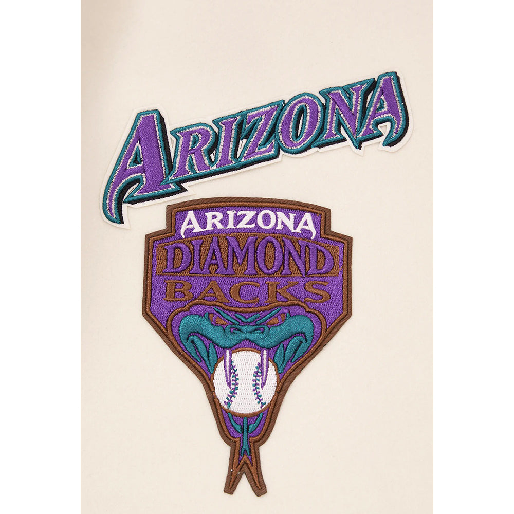 MLB ARIZONA DIAMONDBACKS RETRO CLASSIC MEN'S RIP WOOL VARSITY JACKET