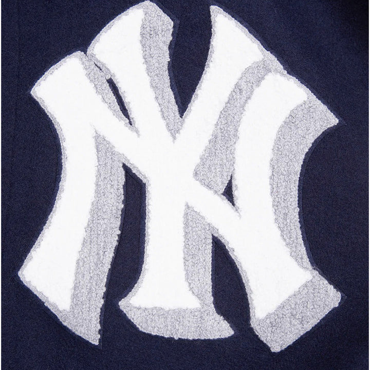 MLB NEW YORK YANKEES MASHUP MEN'S RIB WOOL VARSITY JACKET
