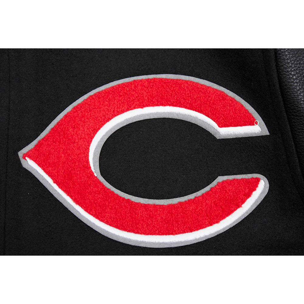 MLB CINCINNATI REDS MASHUP MEN'S RIB WOOL VARSITY JACKET