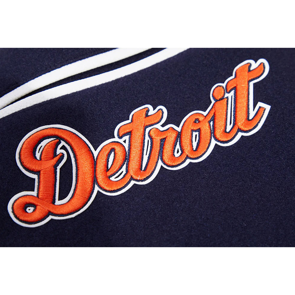 MLB DETROIT TIGERS MASHUP MEN'S RIB WOOL VARSITY JACKET