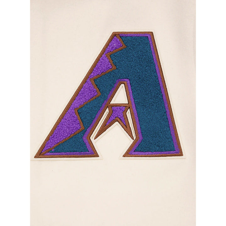 MLB ARIZONA DIAMONDBACKS RETRO CLASSIC MEN'S RIP WOOL VARSITY JACKET