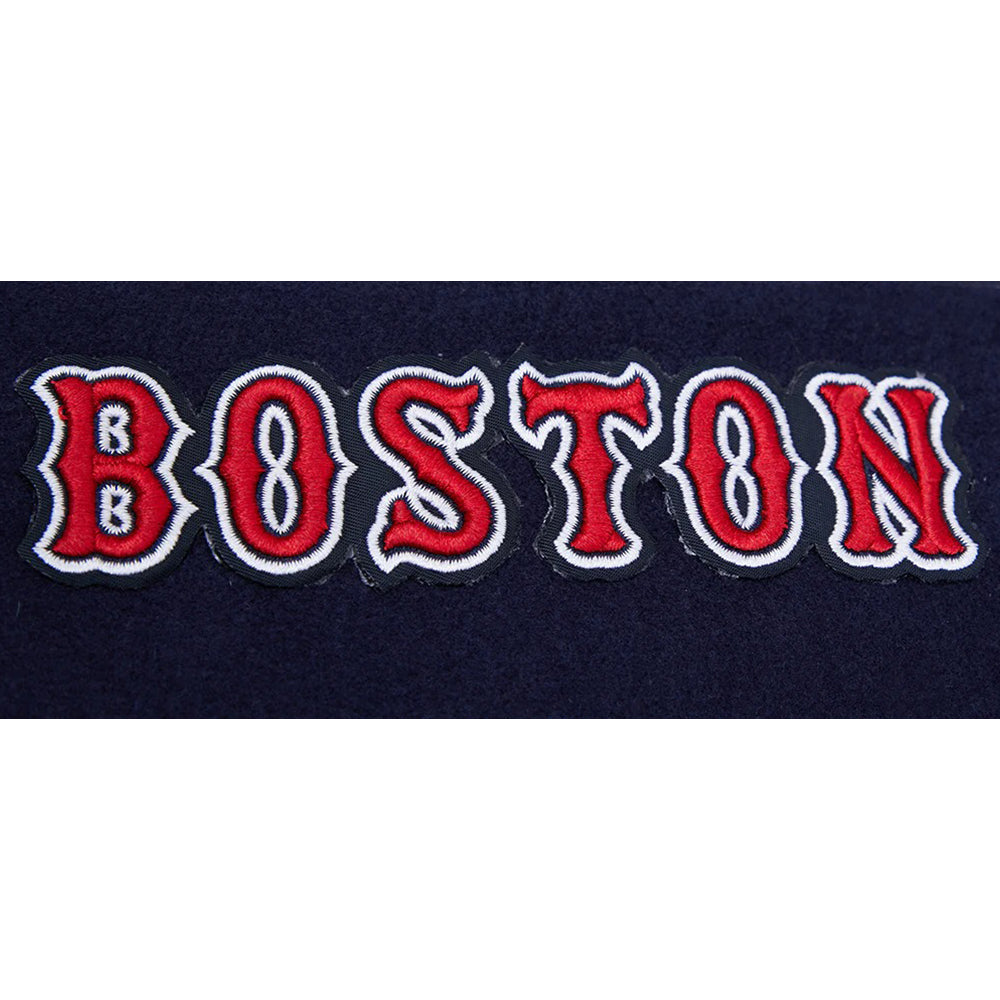 MLB BOSTON RED SOX MASHUP MEN'S RIB WOOL VARSITY JACKET