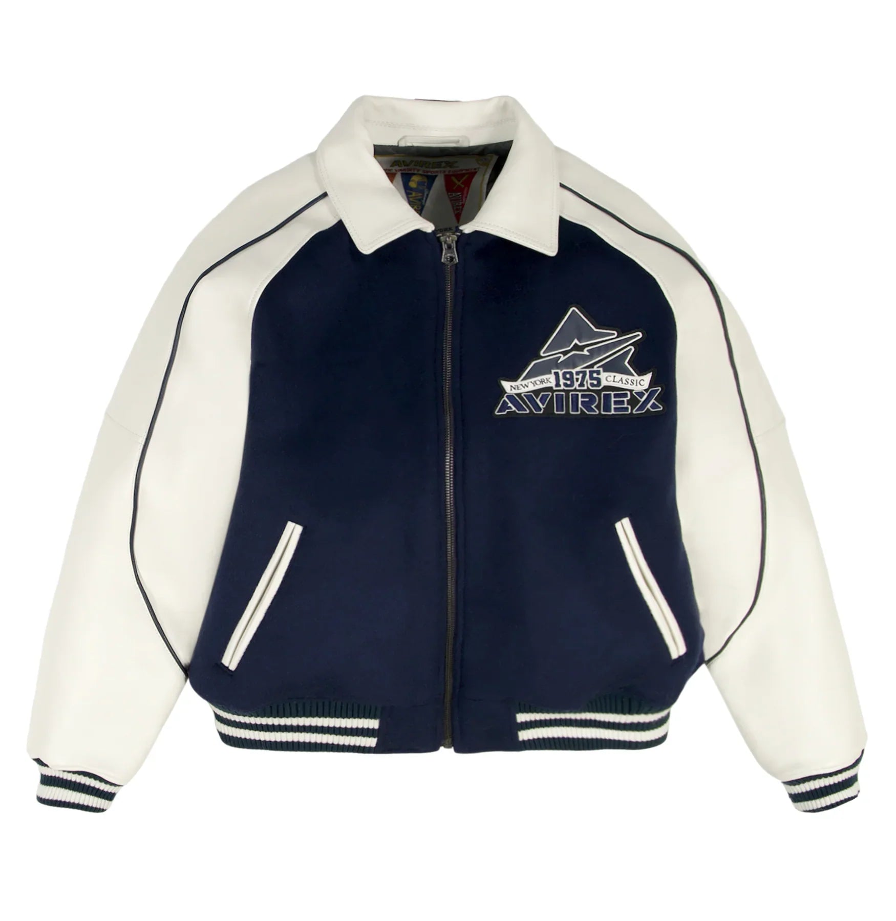 CLASSIC WOOL LEATHER VARSITY JACKET