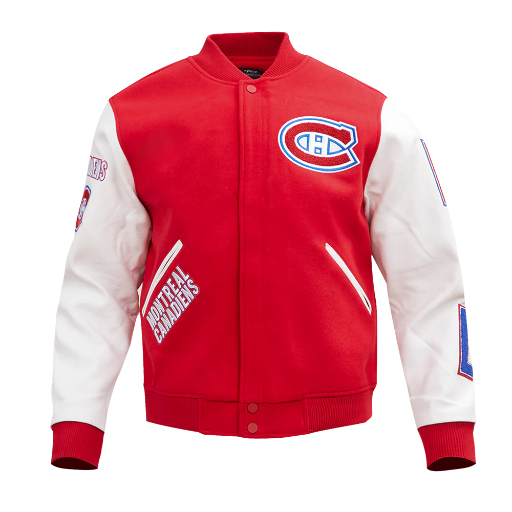 NHL MONTREAL CANADIENS CLASSIC WOOL MEN'S VARSITY JACKET