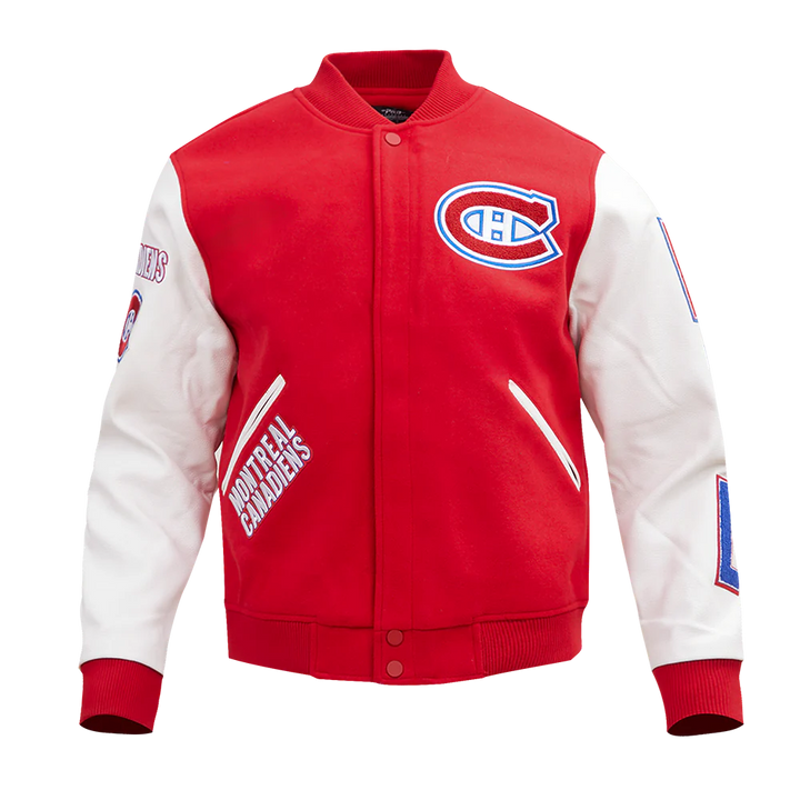 NHL MONTREAL CANADIENS CLASSIC WOOL MEN'S VARSITY JACKET