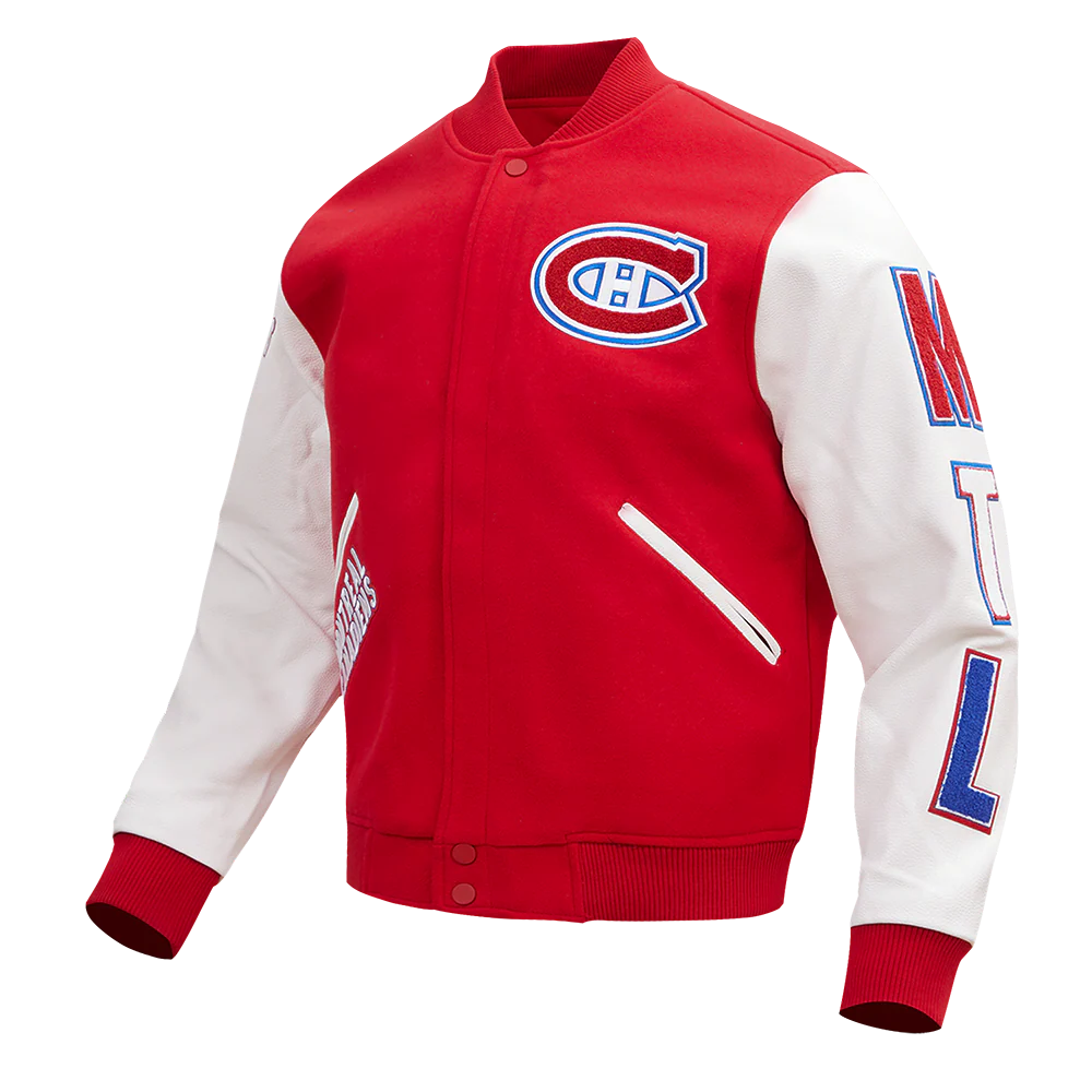 NHL MONTREAL CANADIENS CLASSIC WOOL MEN'S VARSITY JACKET