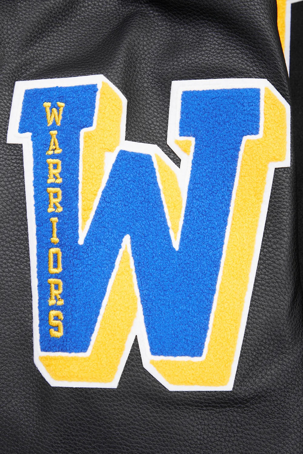 NBA GOLDEN STATE WARRIORS MASHUP MEN'S RIB WOOL VARSITY JACKET