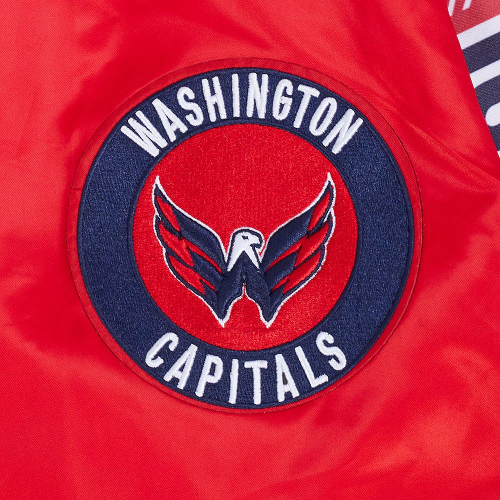 NHL WASHINGTON CAPITALS CLASSIC SATIN JACKET