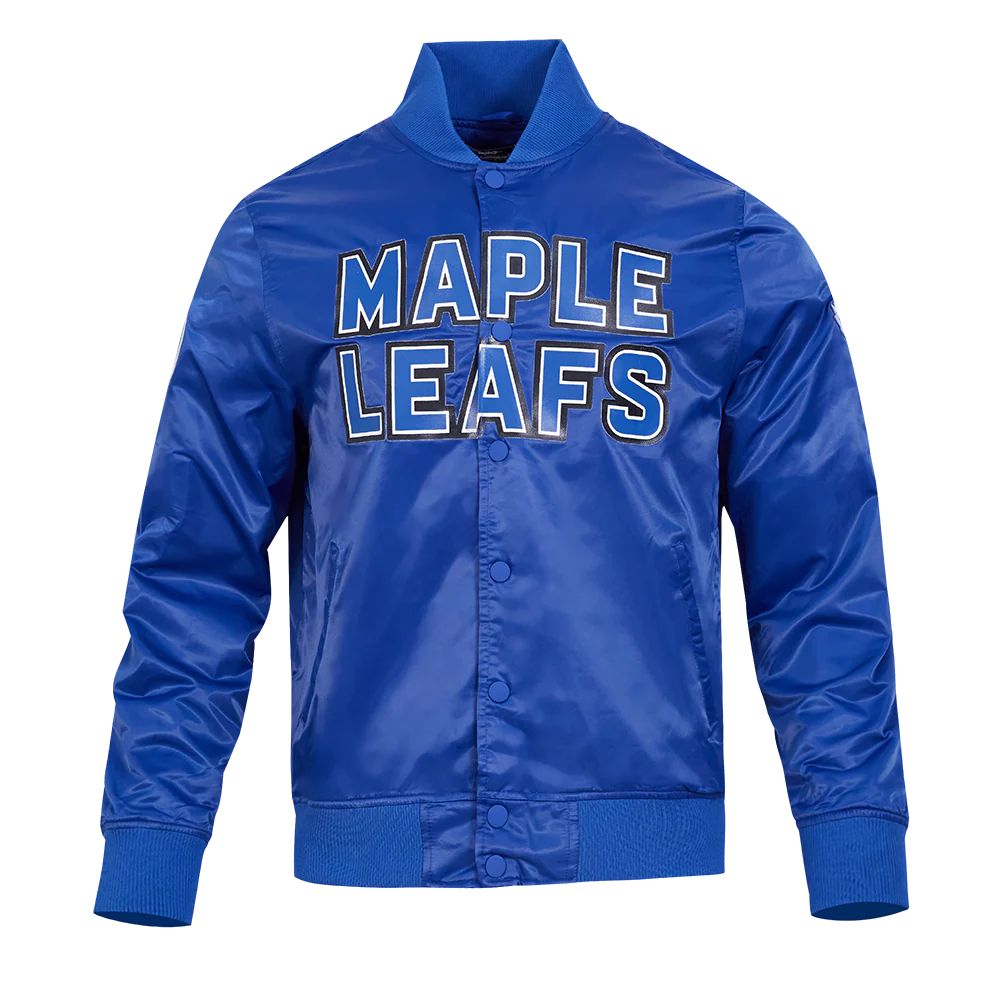 NHL TORONTO MAPLE LEAFS RETRO CLASSIC MEN'S RIB SATIN JACKET
