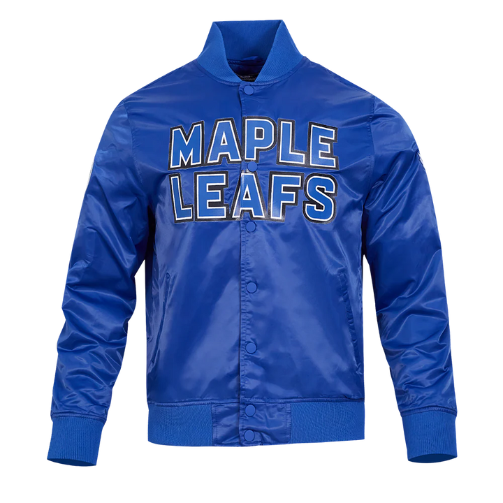 NHL TORONTO MAPLE LEAFS RETRO CLASSIC MEN'S RIB SATIN JACKET