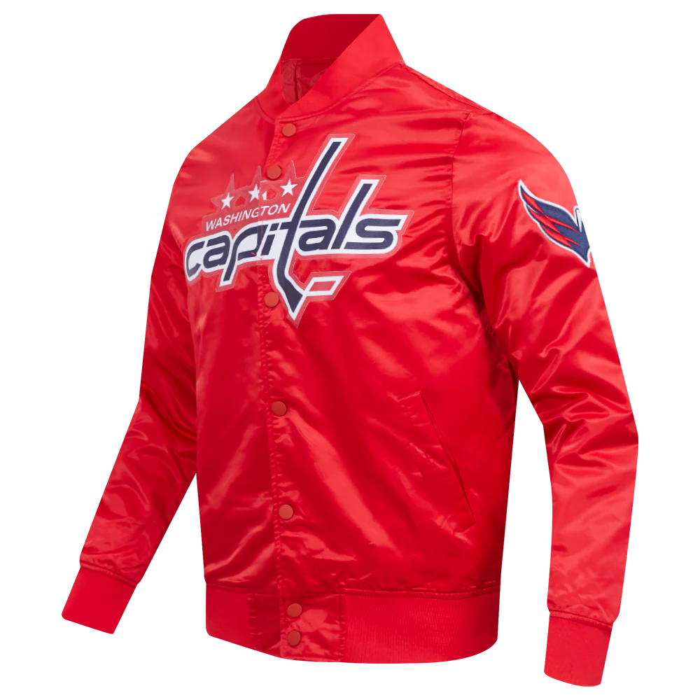 NHL WASHINGTON CAPITALS CLASSIC SATIN JACKET