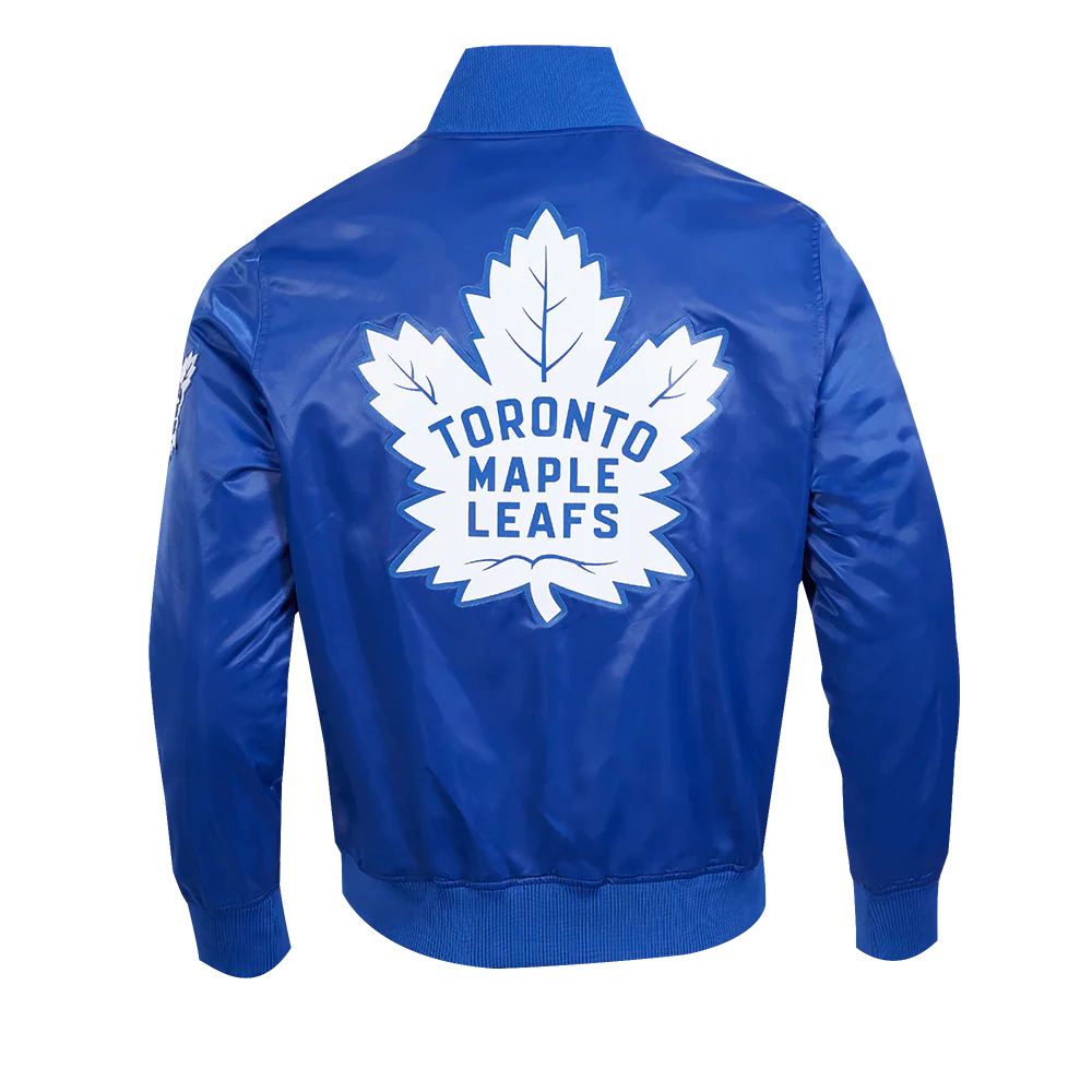 NHL TORONTO MAPLE LEAFS RETRO CLASSIC MEN'S RIB SATIN JACKET