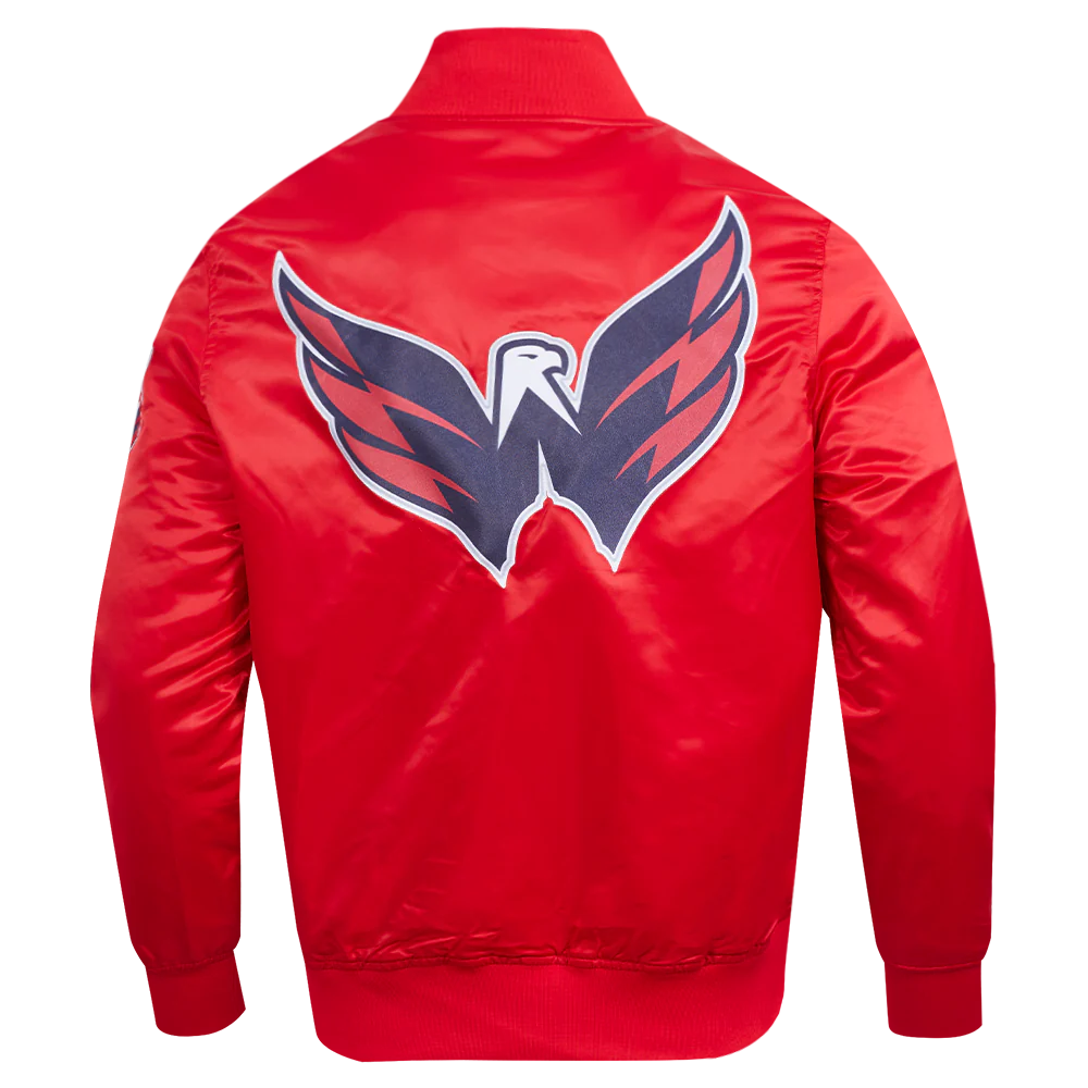 NHL WASHINGTON CAPITALS CLASSIC SATIN JACKET