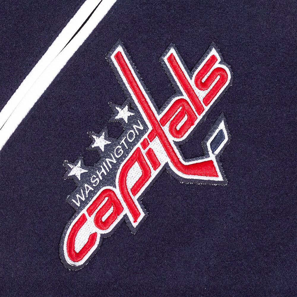 NHL WASHINGTON CAPITALS CLASSIC MEN'S WOOL VARSITY JACKET