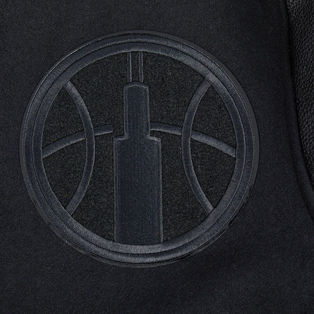 WNBA CHICAGO SKY TRIPLE BLACK MEN'S WOOL VARSITY JACKET