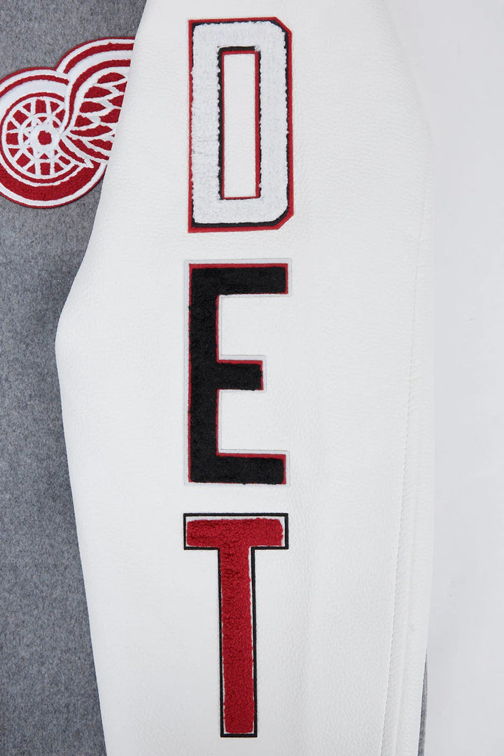 NHL DETROIT RED WINGS SCRIPT TAIL MEN'S RIB WOOL VARSITY