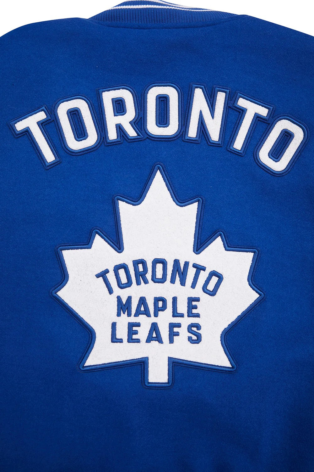 NHL TORONTO MAPLE LEAFS RETRO CLASSIC MEN'S RIB WOOL VARSITY JACKET