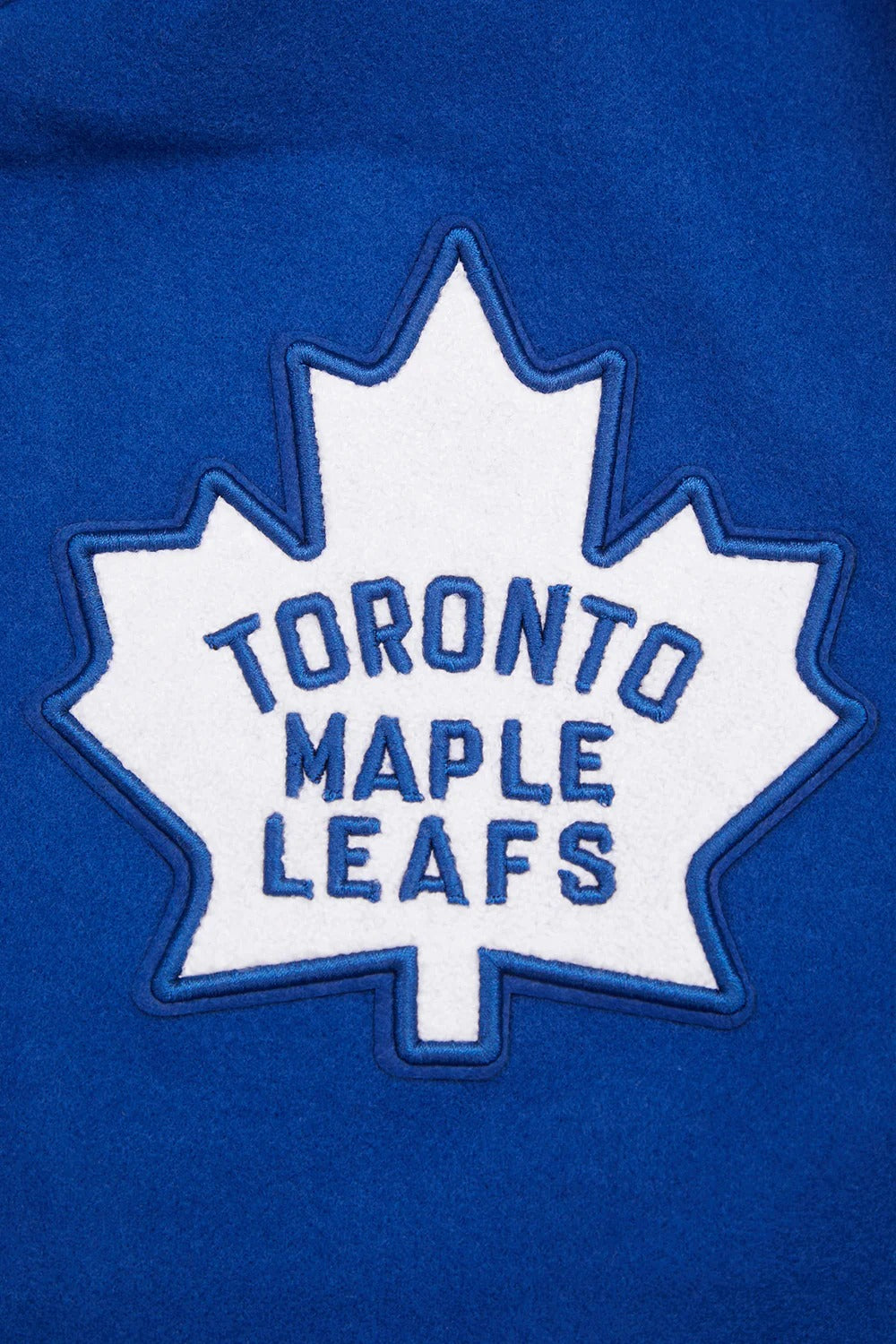 NHL TORONTO MAPLE LEAFS RETRO CLASSIC MEN'S RIB WOOL VARSITY JACKET