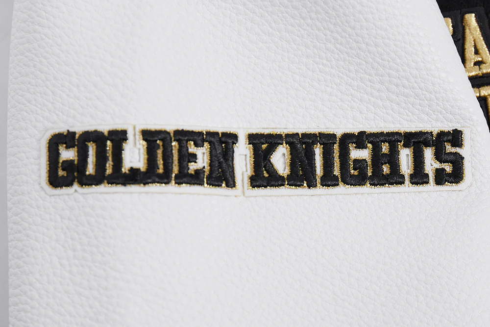 NHL VEGAS GOLDEN KNIGHTS RETRO CLASSIC MEN'S RIB WOOL VARSITY JACKET