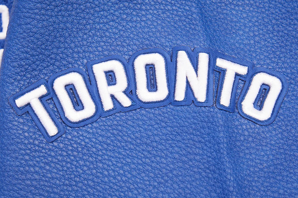 NHL TORONTO MAPLE LEAFS RETRO CLASSIC MEN'S RIB WOOL VARSITY JACKET