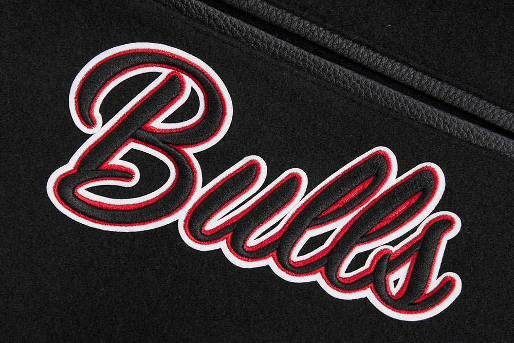 NBA CHICAGO BULLS MASHUP MEN'S RIB WOOL VARSITY JACKET