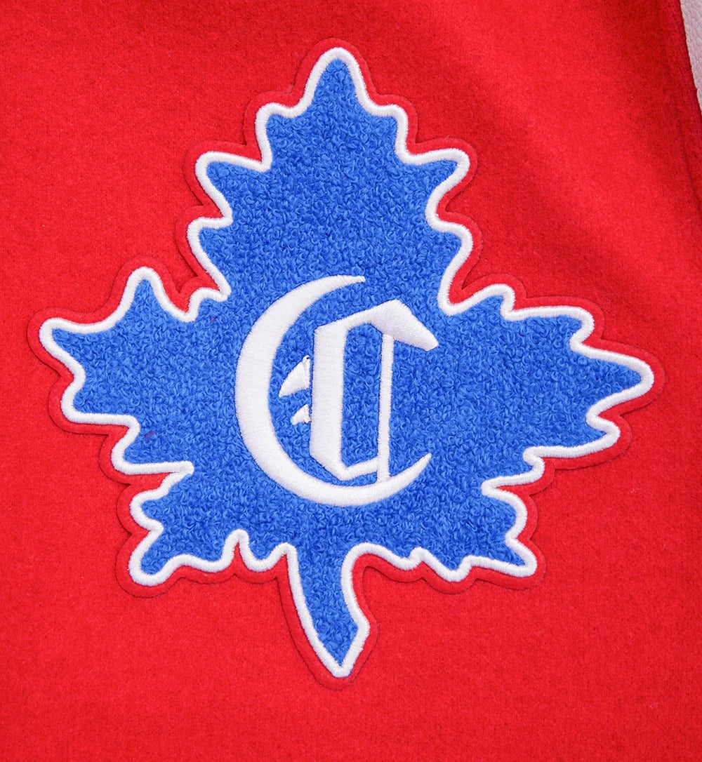 NHL MONTREAL CANADIENS RETRO CLASSIC MEN'S RIB WOOL VARSITY JACKET